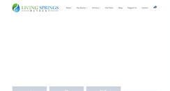 Desktop Screenshot of livingspringsretreat.com